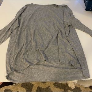 Light grey Back in Action long sleeve Lulutop